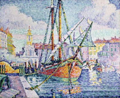 De Haven, 1923 door Paul Signac